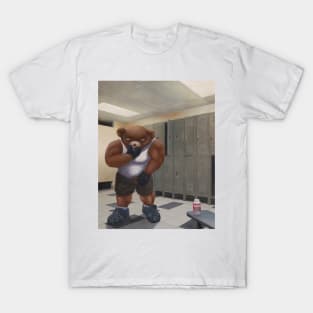 Bodybuilder Teddy - the Shrinkage T-Shirt